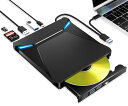 DVDドライブ外付け【2024新モデル・6IN1多機能】ポータブルドラ...(2)