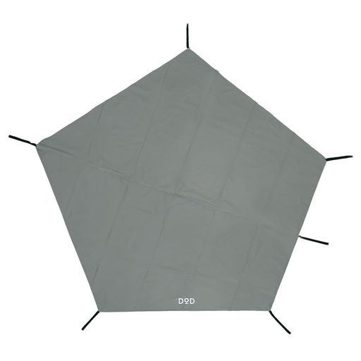 サイズ:(約)W264xD250cm ※ペグダウン用リボンを含まず 収納サイズ:(約)W48xD15xH7cm 総重量:(約)690g 材質:210Dポリエステル(PUコーティング) 最低耐水圧:5000mm