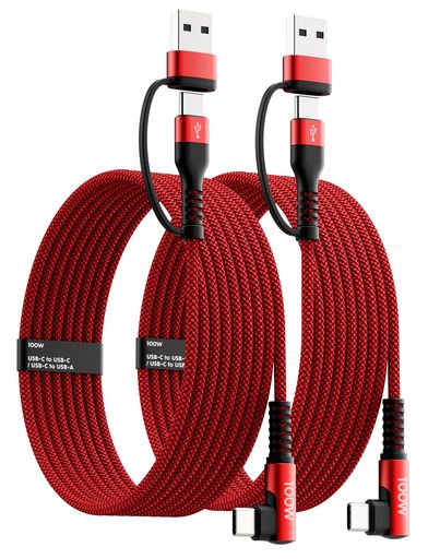 MINLU100WType-ciPhone16充電ケーブル2本セット90度USB-CからUSB-Cl型充電器コード...