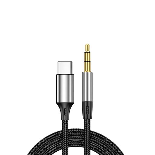 Type-C to 3.5mm AUXケーブル Hi-Fi音質 ナイロン編み 高耐久 DAC搭載 タイプC to ...