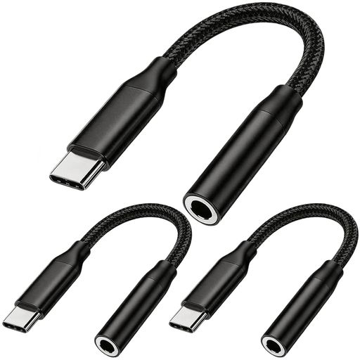 3個セット 3.5mm 変換 タイプc イヤホンジャック 変換 タイプc イヤホン 変換 usb c 変換アダプタ 有線 イヤホンコネクター ヘッドホン DAC搭載 通話/音量調節/音楽 | iPhone
