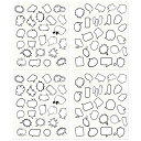 METBOUメッセージシール100枚吹き出しシール色紙寄せ書きシール色紙メッセージ卒業/卒園/母の日/送別会気持ちを伝える母子手帳シールアルバム手作り