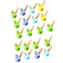 iplusmile20pcs水鳥の笛木の鳥の笛可愛い応援小道具水笛景品オモチャ楽器お風呂水笛鳥笛おもしろいパーティー小道具ランダムな色小学校緑日