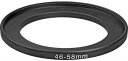 NINOLITEステップアップリング46MM右向き矢印58MMカメラレンズ用アルミ合金製アダプターリング(STEP-UPRING)