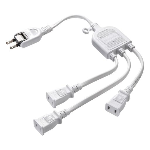 Rakuten - サンワサプライ ACアダプタ専用電源延長コード 2P 3分岐 TAP-EX3WN