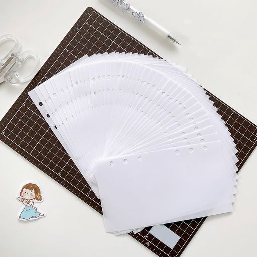 OTIMORA シール帳 リフィル 台紙 40枚セット A4(4穴対応) A5 A6(6穴) マルチホール...