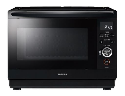 ✅【小型&amp;広々容量】ひろびろ26Lのワイド&amp;フラット庫内で出し入れラクラク。奥行き39cm薄型コンパクトで置く場所に困らない!