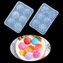 FineInno和菓子形お菓子和風大福形団子形シリコンモールドハンドメイドUVレジン型DIY手作り12種類2セット(和菓子形)
