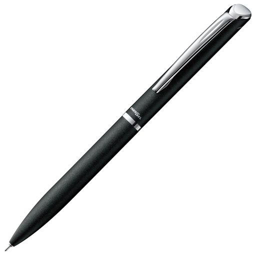 【エナージェルの特長】スッと書けてサッと乾く/なめらかな書き心地と優れた速乾性 【5つの芯径に対応】0.3、0.4、0.5、0.7、1.0mm【内蔵芯径】0.5mm 【機構】回転繰り出し式【軸色】ブラック【インク色】黒 【材質】軸:真鍮/頭冠:ABS・ニッケルクロムメッキ/クリップ:鉄・ニッケルクロムメッキ 【本体サイズ】20x15x150mm/25g
