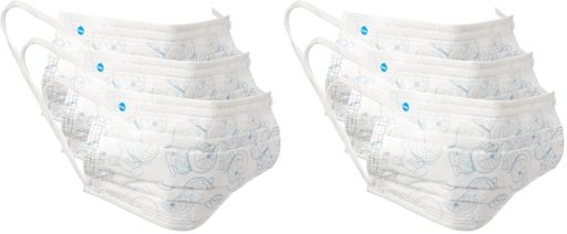 [DORAEMON]不織布マスクドラえもんハイドロ銀チタン不織布マスクふつう01505001レディース01505001Bブルー約横17.5cmx縦9.5cm