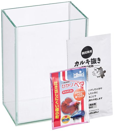 ベタの飼育 本体サイズ (幅X奥行X高さ) :10x6.5x14.2cm 本体重量:0.41kg