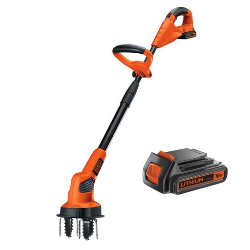 ブラックアンドデッカー(BLACK+DECKER) コードレス ミニ耕運 除草機 本体のみ ガーデン ガーデニング 農業 園芸用機器 雑草 除去 土ほぐし 18V 2.0Ah LGC120N