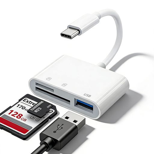 【3in1 多機能対応】 SDカード・TFカード・USB機器の接続に対応。データ転送やファイル管理をこれ1台で行えます。 【USB3.0 高速転送】 高速データ転送対応で写真・動画・書類も快適に移行。作業効率を向上します。 【OTG機能搭載】 スマホ・タブレット・PC間で双方向データ転送が可能。バックアップや共有にも便利です。 【設定不要ですぐ使える】 接続するだけで使用可能。面倒な設定不要で初心者にもおすすめです。 【コンパクトで携帯便利】 軽量コンパクト設計で旅行・出張・日常利用にも最適です。
