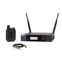 SHUREGLX-D14R+ハーフラック型受信機付楽器用ワイヤレスシステムTA4F、ミニXLR接続ハーフラック型受信機・ベルトパック送信機セット(マイクなし)/...