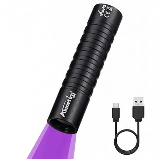 Alonefire SV99 3W 紫外線 ブラックライト 強力 小型 UV LED ライト 波長365nm USB...