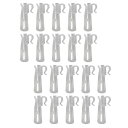 Coehaopike20本入りカーテンフックカーテンレールフックカーテンランナー後入れアジャスターフック(80mm)