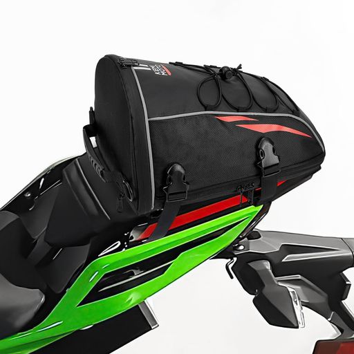 KEMIMOTO バイク用 シートバッグ 拡張機能あり7.5-9L シートカウル風 撥水 防水 仕...