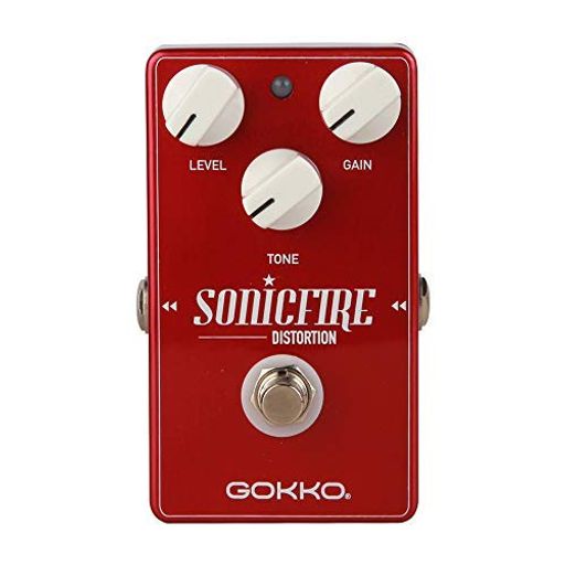 SONICFIREDistortionペダルのHot-Roddedボイスは、はっきりしてカリカリしたロックリズムからタイトで焼け付くようなハイゲイントーンまで、幅広いトーンを提供し、現代のギタリストにとって必携のエフェクターです。 LEVEL-エフェクターの全体的なレベル出力を調整します。必要に応じて設定して、クリーン(バイパス)レベルとディストーション(エンゲージ)レベルのバランスを取ります。GAIN-歪みの量を調整します。低い設定(反時計回り)では、カリカリしたドライブトーンが得られます。時計回りに回転すると、飽和、高調波、サステインが増加します。 シンプルで直感的な操作性:操作しやすい3つのコントロールノブ(Level、Gain、Tone)を搭載。出力調整用のレベル、歪みの強さを調整するゲイン、高音域を調整するトーンをそれぞれ設定可能です。 コンパクトで携帯性に優れる:11.2x6.4x3.4cmのサイズとわずか0.23kgの軽量設計で、あらゆるペダルボードに容易に収まり、機材構成に最適な追加アイテムです。
