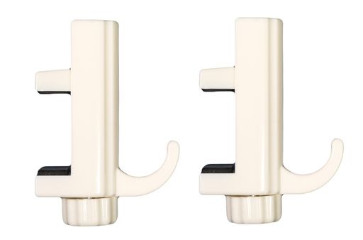 Rakuten - 【 2個 セット 】 鴨居フック すだれ用 室内用 厚さ40mmまで対応 耐荷重2kg(1個あたり) ネジ固定 工具不要 穴あけ不要 ABS樹脂製 水勘製簾所