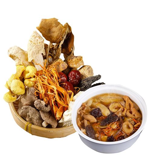 SIJIYUNLI-キノコスープパック 91.5G/袋 には8種類のキノコのスープパックがあり、麺ご飯のパートナーで、山林のおいしいキノコを食べに来て、鶏肉の煮込みに適しています。