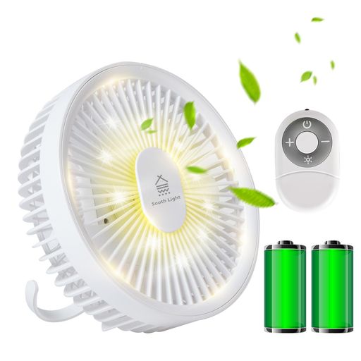 サーキュレーター壁掛け扇風機dcモーター4000mAhUSB充電大風量キャンプファン4段階風量調節キャンプライトサーキュレーター吊り下げ壁掛け低騒音小型ミニ扇風機テント照明アウトドアキ…