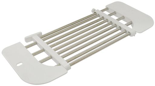 サイズ:約400~580x180x20mm 本体重量:約285g 素材・材質:本体/ステンレス鋼、フレーム/ABS(アクリロニトリル・ブタジエン・スチレン)樹脂(耐熱温度70度) 原産国:中国 耐荷重:3.0kg サイズ:約400~580x180x20mm 本体重量:約285g 素材・材質:本体/ステンレス鋼、フレーム/ABS(アクリロニトリル・ブタジエン・スチレン)樹脂(耐熱温度70度) 原産国:中国 耐荷重:3.0kg