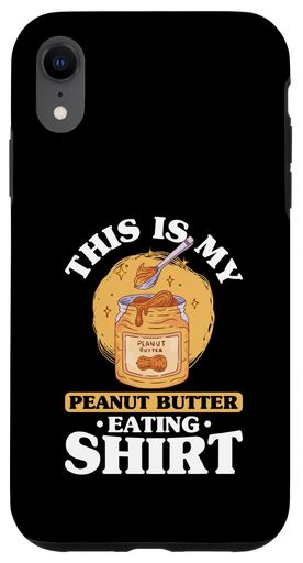ピーナッツバタースマホケースiPhoneXR用