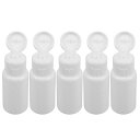Frcolorトラベルボトル20ml5本入詰め替えボトルPEフリップトップ小分けボトル液体化粧品化粧水乳液漏れ防止便利グッズフリップトップ詰め替え小分け旅行出張...