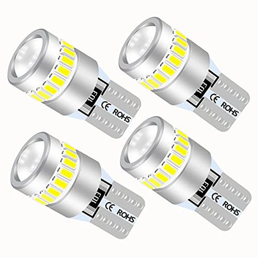【360°発光・広がりのある配光】先端にドーム型レンズと3030 LEDチップ、周囲に3014 LED素子を配置した360°発光設計。さまざまな方向へ光を照射し、ナンバー灯やポジションランプなどの交換用として使用できます 【6500Kホワイト・すっきりした光】6500Kのホワイト光を採用し、純正ハロゲン球からLEDへ交換することでランプ周りをすっきりした印象に。ポジションランプ、ナンバー灯、マップランプなどのドレスアップにも適しています 【T10 W5W対応・無極性タイプ】T10 W5W規格に対応したウェッジタイプ。無極性仕様のため、差し込み方向を気にせず取り付け可能。純正球からの交換用として、ポジション、ナンバー、ルーム、マップ、トランクなど幅広い用途に対応します 【アルミ素材・放熱を考慮した設計】アルミ素材とガラスファイバー基板を採用し、バルブ本体の放熱性を考慮した構造。日常的に使用する車内照明やポジションランプなどの交換用として使いやすい設計です 【商品仕様・適合確認】規格:T10 W5W、電圧:DC12V、色温度:6500Kホワイト、極性:無極性、セット内容:4個。