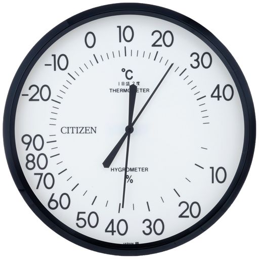 Rakuten - リズム(RHYTHM) シチズン 温度 ・ 湿度 計 掛け タイプ TM-42 白 CITIZEN 9CZ013-003