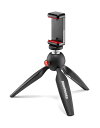 MANFROTTO スマートフォン用ミニ三脚 ハンドグリップ PIXI MII SMART アダプターMCLAMP付属 取り付け可能スマートフォン幅8.35CMまで 耐荷重1KG IPHONE ANDROID キャンプ リモート