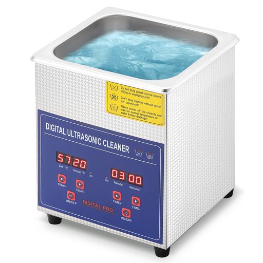 Frifreego 超音波洗浄機 2L デジタル 卓上型 家庭業務両用 小型超音波クリーナー 強力 20-80°C 0-30min タイマー設定可能 40KHzステンレス鋼 時計/メガネ/貴金属部品/アクセサリー 日本語取扱説明…