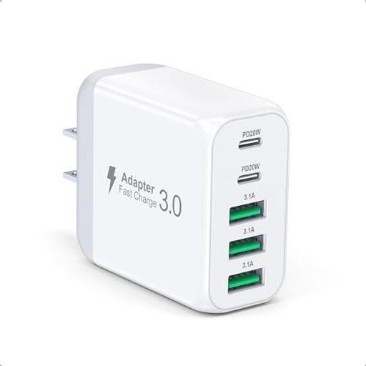 USB󥻥 ӽŴ PDŴ 50W 5ݡ USB C + USBA IPHONE15 Ŵ ACץ TYPE-C...