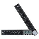 Smgdaデジタル角度計200mm角度定規分度器360度測定ステンレス鋼木工家具製作模型製作DIY木材カット家具部品の測定
