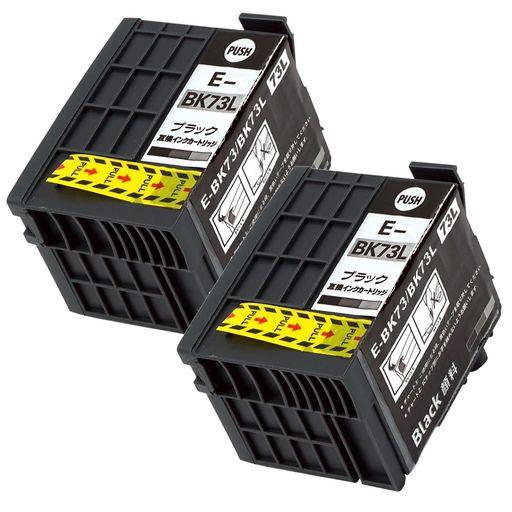樂天商城 - ICBK73LブラックエプソンICBK73互換インクカートリッジEPSON用ICBK73L黒2本大容量顔料エプソンインク73対応機種PX-K150PX-S155互換インク