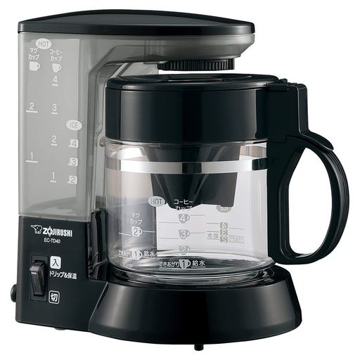 Espresso Makers - 象印マホービンコーヒーメーカー4杯用ブラックEC-TD40-BA