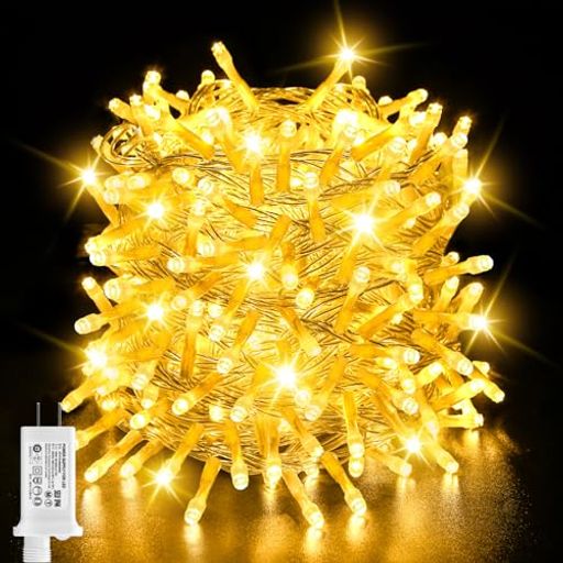CSHARE LEDイルミネーションライト ストレート 30M 500球 LEDストリングライト 防水 8点灯パターン 記憶メモリー タイマー機能 複数連結 ワイヤライト キャンプ用 ガーランドライト フェアリーライト ガーデンライト