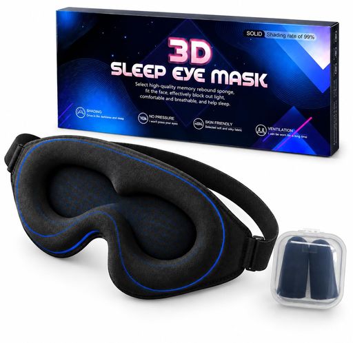 【快眠セラピスト監修】アイマスク 睡眠用 3D立体 遮光 遮光率99.99% 究極のフィッ...
