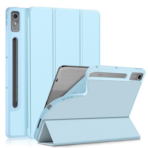 TOMSKYEの高級感、お洒落感、軽量、便利さを極めたLenovo Tab P12 TB371FC / Xiaoxin Pad Pro 12.7インチタブレット適用高級PUレザーケースカバーです。人間工学に基づいた機能設計、シンプルデザインで実用性重視したスマートケースです。 表面は綺麗で高級感のあるPUレザー仕様、内側は手触りの良い材質を使い、大切なタブレットの取り出し時や収納時の摩擦によって発生するキズを防止します。ケースの本命である大切な本体を傷やほこりから保護してくれます。 3つ折りスタンド機能付きなので、端末を立てかけて、ちょうどいい角度で動画視聴、読書、WEBなどに便利です。スタンド機能で長時間の視聴もラクラクです。 オートスリープ機能付きなので、ケースを閉じているときは、自動的に液晶画面がOFFとなり、ケースを開くと自動的に画面が立ち上がります。 高操作性があり、充電や各操作はケースに入れたまま使用可能です。画面も十分に保護しながらデバイスをおしゃれに演出してくれます。