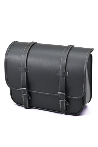 Saddle Bag - ヘンリービギンズ(HenlyBegins)デイトナバイクサイドバッグ12L瞬間装着EXタッチワンタッチサドルバッグDHS-61プレーン/ブラック49503