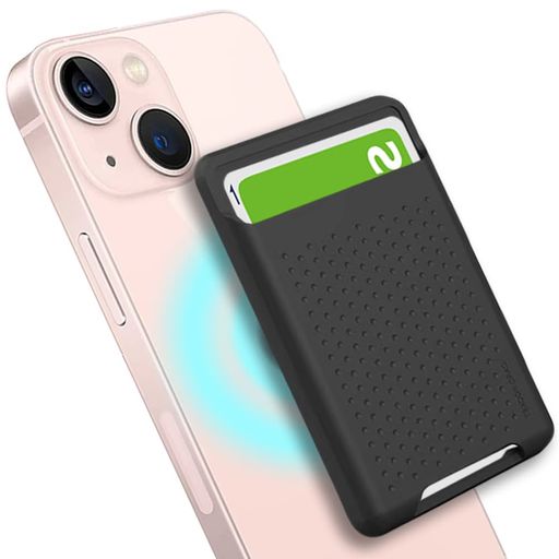 MIIMALL MAGSAFE用 カードケース 収納カバー ICカード シリコン製 クレジットカード MAGSAFE対応 IPHONE 12/IPHONE13用 交通系ICカード 携帯カード収納 内蔵磁石 スマホカードケース (ブラック) MIIMALL MAGSAFE用 カードケース 収納カバー ICカード シリコン製 クレジットカード MAGSAFE対応 IPHONE 12/IPHONE13用 交通系ICカード 携帯カード収納 内蔵磁石 スマホカードケース (ブラック)