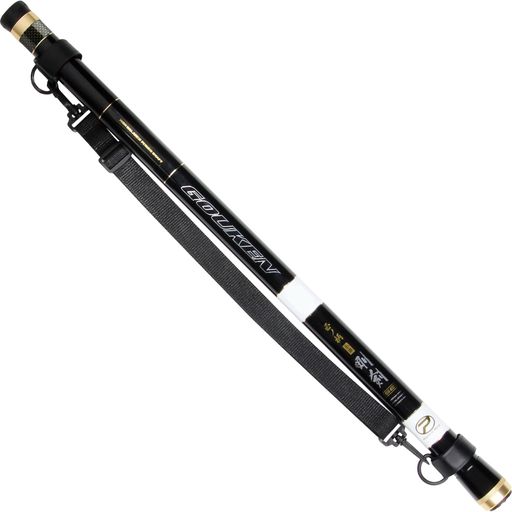 【スペック】●標準全長:410cm ●仕舞寸法:71cm ●継数:7本 ●標準自重:376g ●先径:13.1mm ●元径:27.8mm ●カーボン含有率:60% 機動性に優れた小継仕舞の磯玉の柄。硬さ丈夫さを兼ね備えた高バランス設計。持ち重り感を軽減する細身設計は、スムーズな取り込みを可能にします。 携帯性に優れた仕舞寸法71cmの小継仕様はポイント移動時に便利。3.5mから7.0mまでの豊富なバリエーションなのであらゆるフィールドに対応。別売りのタモホルダーV3または、タモホルダーライトと組み合わせるとさらに機動性がアップします。