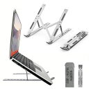 ノートパソコンスタンドPCスタンド7段階調節可能タブレットスタンド折りたたみ式アルミ合金ラップトップスタンドパソコンスタンド滑り止め軽量持ち運び便利姿勢改善腰痛&猫背&肩こり…