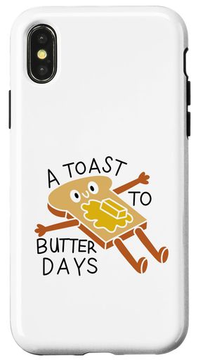 iPhoneX/XSバター・デイズに乾杯スマホケース