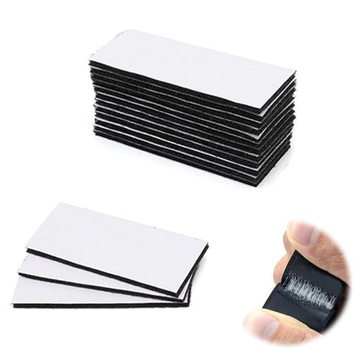 PAVIKE面ファスナーテープ両面マジックテープ20枚セット強力ベルクロテープ耐熱防水マジック付きテープ..