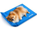 PECUTEペットひんやりマット枕付き犬猫夏用クールマットM65X50CM冷却マット涼感防水滑り止め折り畳み可冷感ジェルシート繰り返し利用可能多用途接触冷感速乾