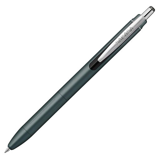 【SARASA Grand】インク色まで上質な高級感のあるジェルボールペン 【特長】高級感のある軸デザイン/バインダークリップ式/鮮やかで濃いインク色 【インク成分】水性顔料・耐水性 【ボール径】0.5mm 【本体サイズ】最大軸径10.3x142.6mm/重量19.3g