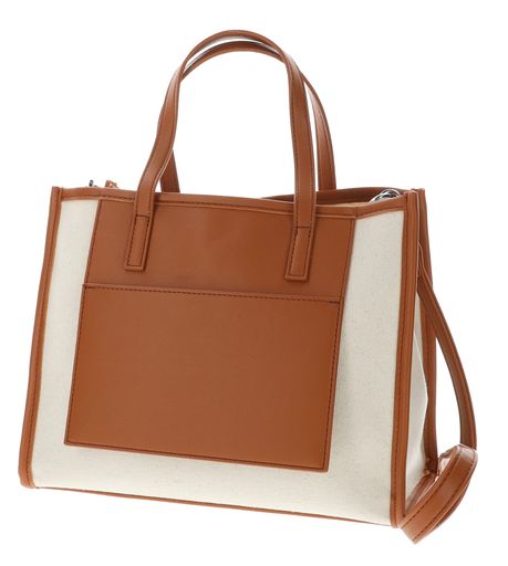 サイズ:約H20cm x W23.5cm x D17cm x 持ち手の高さ12cm 取り外しできるショルダーストラップ付 開閉:マグネット式 重量:バッグ本体約440g 素材:帆布・合成皮革