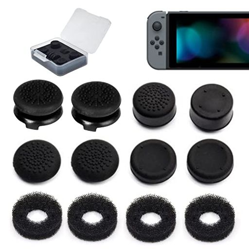 ZHI-NYLLDJS スイッチ/有機EL/ライト対応 フリーク SWITCH適用スティックカバー ジョイコン スティックカバー アナログスティックカバー SWITCH/有機EL/LITE 対応 スティックカバー アシストリング(フリーク4つ/スティック