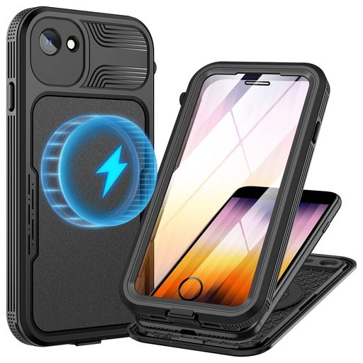 樂天商城 - LanhiemiPhoneSE3/SE2/8/7用ケースiPhone2022第3世代防水ケース(4.7インチ)完全防水IP68米軍規格指紋認証タッチ可耐衝撃滑り止め防塵防雪水中撮影超軽量薄型全面保護カバー